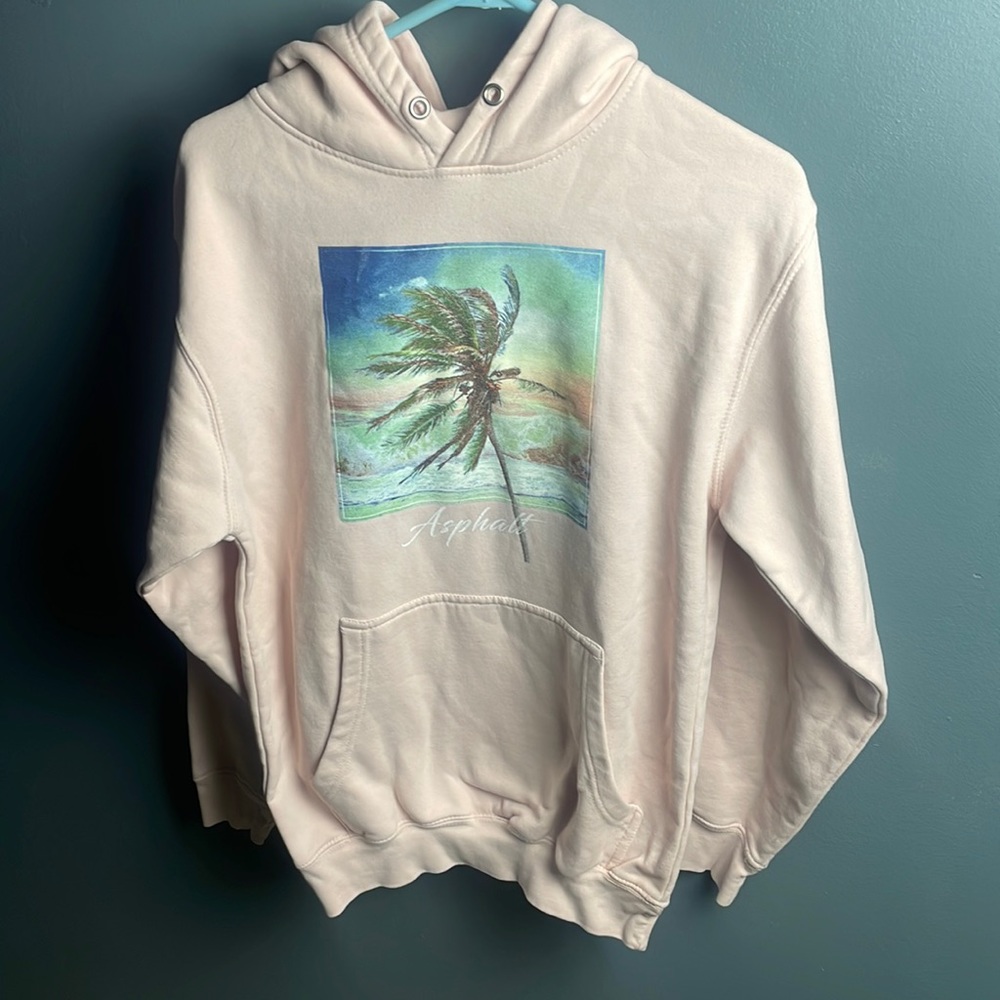Asphalt hoodie small pink